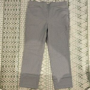 Loft sz12 houndstooth straight ankle pant